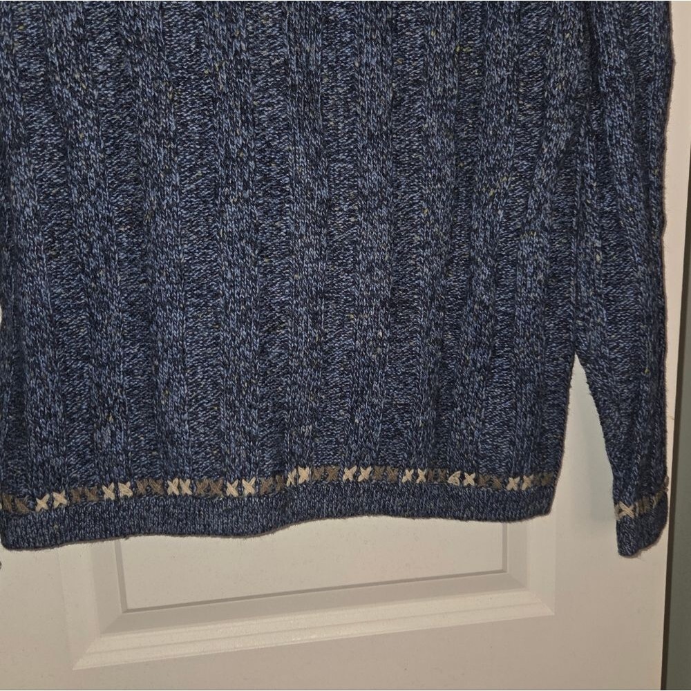 Woolrich Blue Quarter Zip Cozy Sweater - Picture 10 of 11
